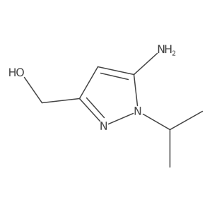 1H-Pyrazole-3-methanol,5-amino-1-(1-methylethyl)-结构式