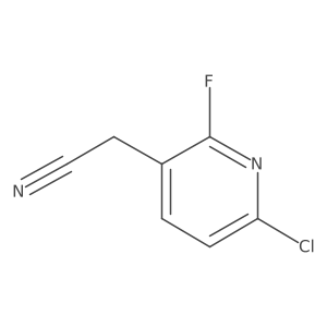 2-(6-Chloro-2-fluoropyridin-3-yl)acetonitrile结构式