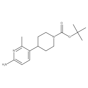 Tert-butyl 4-(6-amino-2-methylpyridin-3-yl)piperidine-1-carboxylate Structure