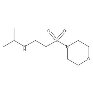 2-Propanamine, N-[2-(4-morpholinylsulfonyl)ethyl]- Structure