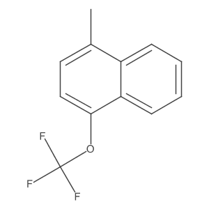 1-Methyl-4-(trifluoromethoxy)naphthalene Structure