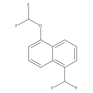 1-(Difluoromethoxy)-5-(difluoromethyl)naphthalene结构式