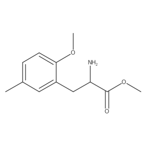 Methyl 2-amino-3-(2-methoxy-5-methylphenyl)propanoate Structure
