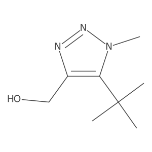 (5-tert-Butyl-1-methyl-1H-1,2,3-triazol-4-yl)methanol结构式