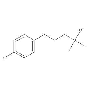 5-(4-Fluorophenyl)-2-methylpentan-2-ol Structure