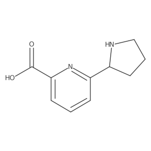 6-(Pyrrolidin-2-yl)picolinic acid Structure
