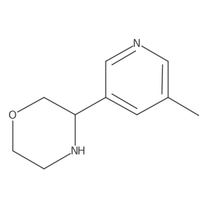 3-(5-Methylpyridin-3-yl)morpholine结构式