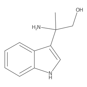 2-amino-2-(1H-indol-3-yl)propan-1-ol Structure