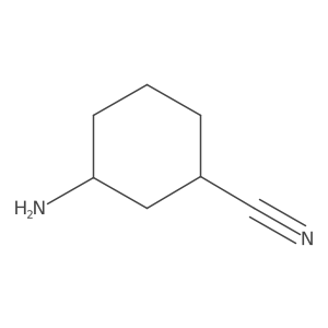 3-Aminocyclohexanecarbonitrile结构式