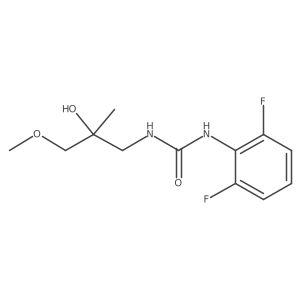 1-(2,6-Difluorophenyl)-3-(2-hydroxy-3-methoxy-2-methylpropyl)urea Structure