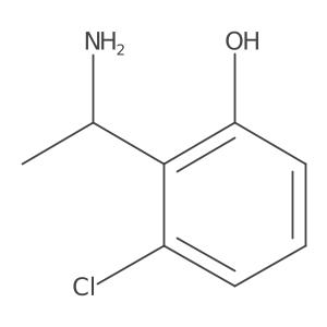 2-(1-Aminoethyl)-3-chlorophenol Structure
