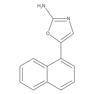 5-(Naphthalen-1-yl)oxazol-2-amine结构式