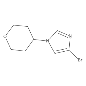 4-bromo-1-(oxan-4-yl)-1H-imidazole结构式