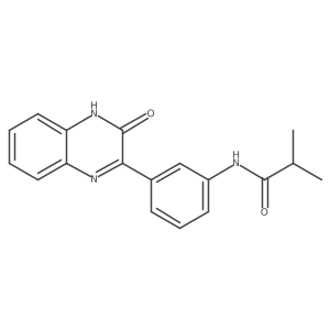 N-(3-(3-hydroxyquinoxalin-2-yl)phenyl)isobutyramide Structure