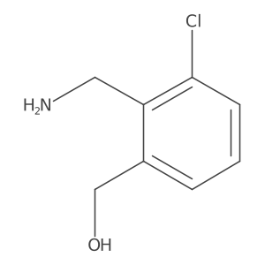 2-(Aminomethyl)-3-chlorobenzenemethanol Structure