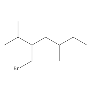 3-(Bromomethyl)-2,5-dimethylheptane Structure