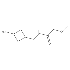 n-((3-Aminocyclobutyl)methyl)-2-methoxyacetamide Structure