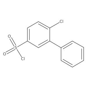 4-Chloro-3-phenylbenzene-1-sulfonyl chloride Structure