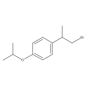 1-(1-Bromopropan-2-yl)-4-isopropoxybenzene Structure