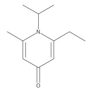 2-Ethyl-6-methyl-1-(1-methylethyl)-4(1H)-pyridinone Structure
