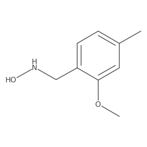 N-[(2-methoxy-4-methylphenyl)methyl]hydroxylamine Structure