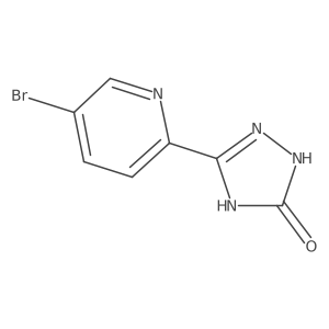 5-(5-bromopyridin-2-yl)-1H-1,2,4-triazol-3-ol Structure