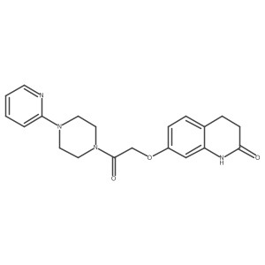 2-[(2-Hydroxy-3,4-dihydroquinolin-7-yl)oxy]-1-[4-(pyridin-2-yl)piperazin-1-yl]ethanone结构式