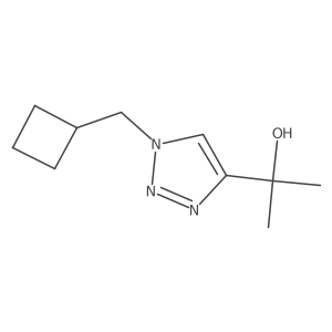 2-[1-(cyclobutylmethyl)-1H-1,2,3-triazol-4-yl]propan-2-ol Structure