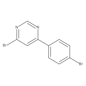 4-Bromo-6-(4-bromophenyl)pyrimidine结构式