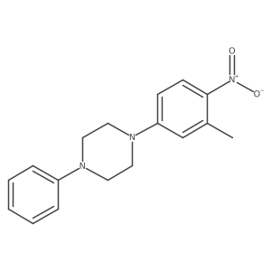 Piperazine, 1-(3-methyl-4-nitrophenyl)-4-phenyl-结构式
