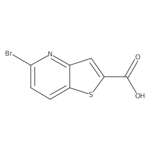 5-Bromothieno[3,2-b]pyridine-2-carboxylic acid Structure