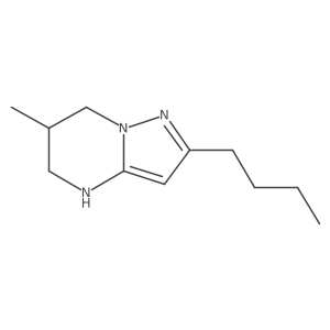 2-Butyl-6-methyl-4H,5H,6H,7H-pyrazolo[1,5-a]pyrimidine Structure