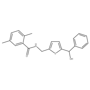 N-((5-(hydroxy(phenyl)methyl)thiophen-2-yl)methyl)-2,5-dimethylbenzamide Structure