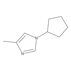 1-cyclopentyl-4-methyl-1H-imidazole Structure