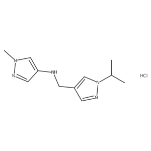 N-[(1-isopropyl-1H-pyrazol-4-yl)methyl]-1-methyl-1H-pyrazol-4-amine Structure