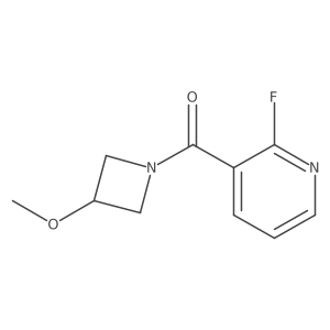 2-Fluoro-3-(3-methoxyazetidine-1-carbonyl)pyridine结构式