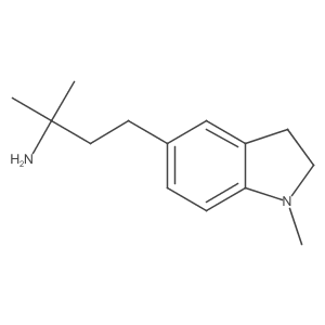 2-methyl-4-(1-methyl-2,3-dihydro-1H-indol-5-yl)butan-2-amine Structure