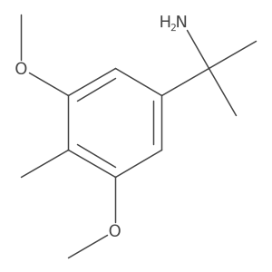 2-(3,5-Dimethoxy-4-methylphenyl)propan-2-amine结构式