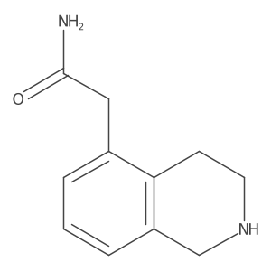 2-(1,2,3,4-Tetrahydroisoquinolin-5-yl)acetamide结构式