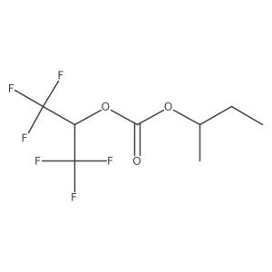sec-Butyl hexafluoroisopropyl carbonate Structure