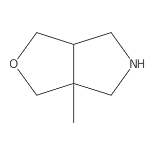 3a-methyl-hexahydro-1H-furo[3,4-c]pyrrole Structure