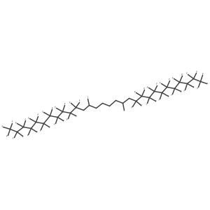 Triacontane, 1,1,1,2,2,3,3,4,4,5,5,6,6,7,7,8,8,9,9,10,10,11,11,20,20,21,21,22,22,23,23,24,24,25,25,26,26,27,27,28,28,29,29,30,30,30-hexatetracontafluoro-13,18-diiodo-结构式