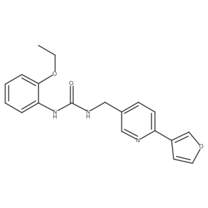 1-(2-Ethoxyphenyl)-3-{[6-(furan-3-yl)pyridin-3-yl]methyl}urea结构式