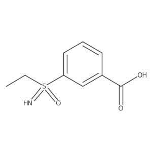 3-[Ethyl(imino)oxo-lambda6-sulfanyl]benzoic acid Structure