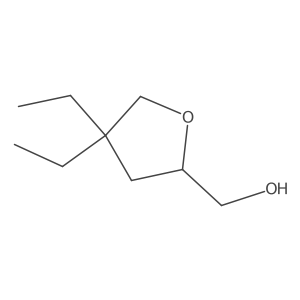 (4,4-Diethyloxolan-2-yl)methanol Structure