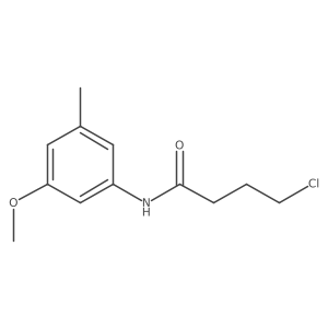 4-Chloro-N-(3-methoxy-5-methylphenyl)butanamide结构式
