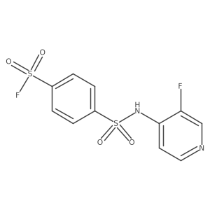 4-[(3-Fluoropyridin-4-yl)sulfamoyl]benzene-1-sulfonyl fluoride Structure