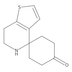 6',7'-dihydro-5'H-spiro[cyclohexane-1,4'-thieno[3,2-c]pyridine]-4-one Structure