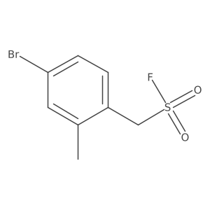 (4-Bromo-2-methylphenyl)methanesulfonyl fluoride结构式