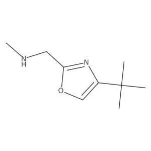 [(4-Tert-butyl-1,3-oxazol-2-yl)methyl](methyl)amine结构式